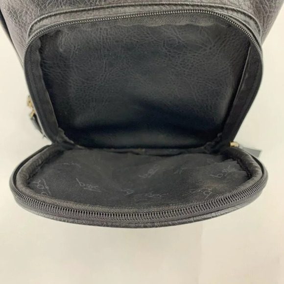 B.O.C. Born Concepts Mini Tassel Vegan Harness Pebbled Leather Storage Backpack - Picture 10 of 16